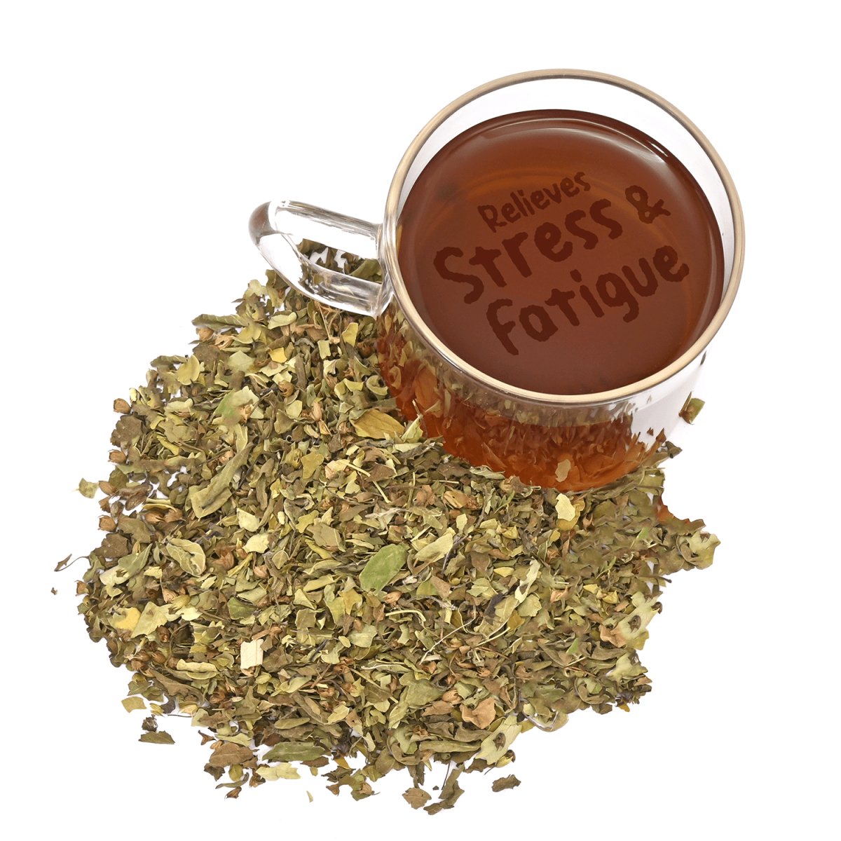 Organic Tulsi Moringa Tea - 25g - Naturally Shade Dried – Tea on Brown Living™. SKU: 1HD - TM25T. Img 1.