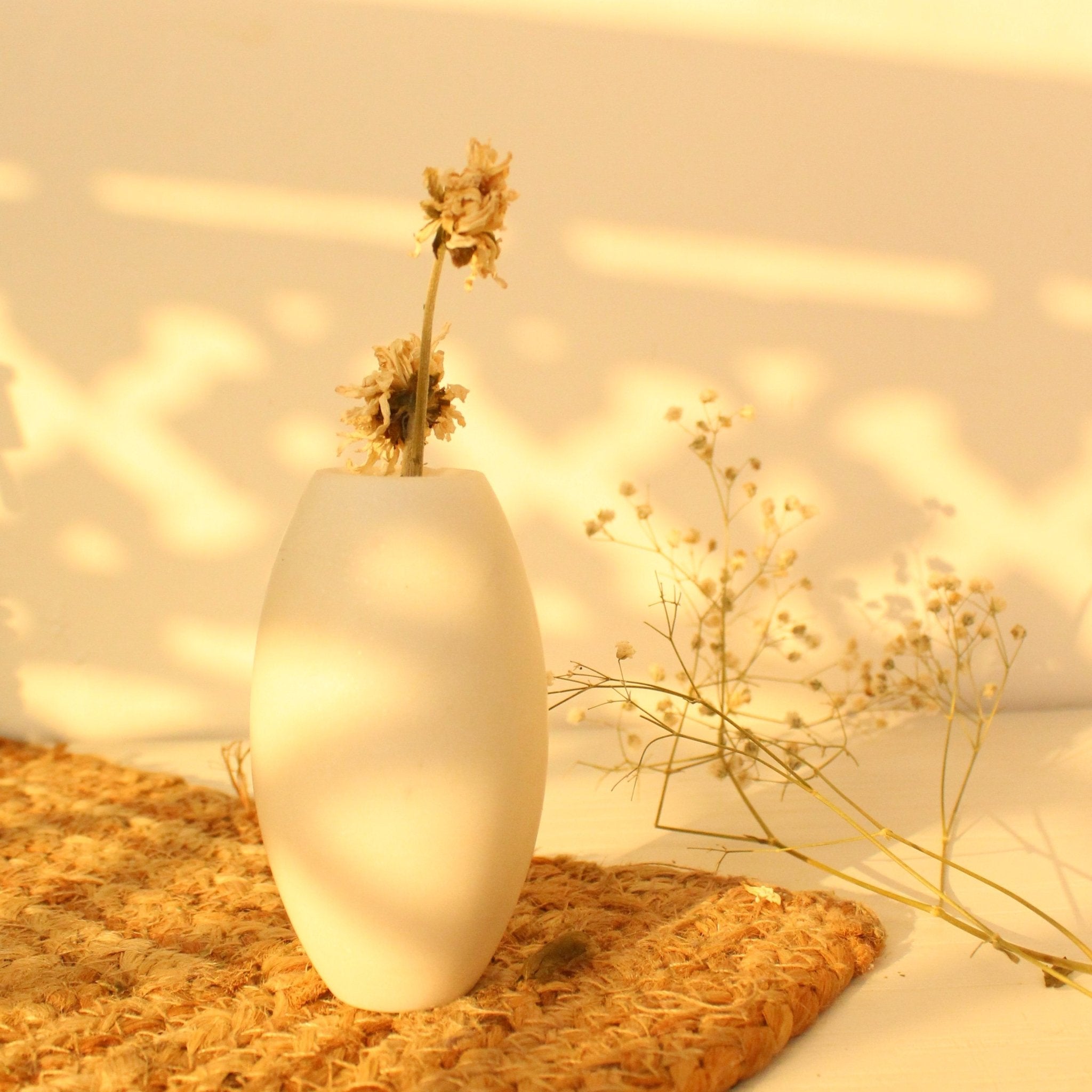 Oval Modern Marble Vase – Vases on Brown Living™. SKU: TV0104. Img 3.