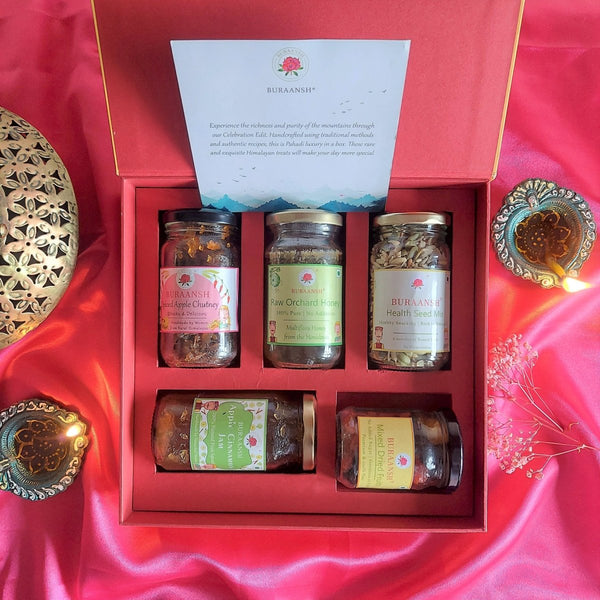 Buy Pahadi Gift Box - Pack of 5 | Shop Verified Sustainable Gift Hampers on Brown Living™