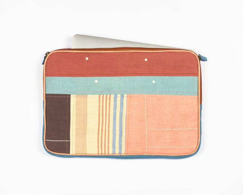 Buy Pastel Palette Patched Laptop Sleeve | Shop Verified Sustainable Tech Accessories on Brown Living™