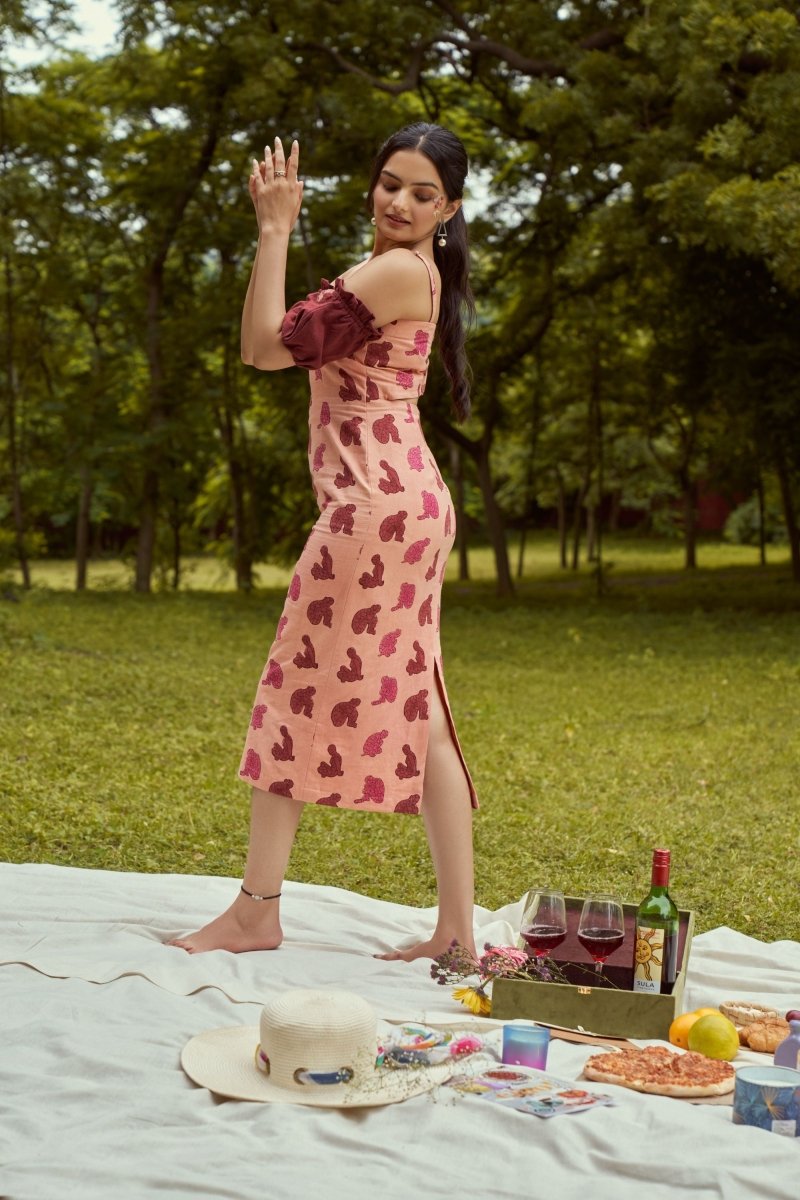 Pensive State Detachable Dress – Womens Dress on Brown Living™. SKU: TCC - LDV - 14486. Img 3.