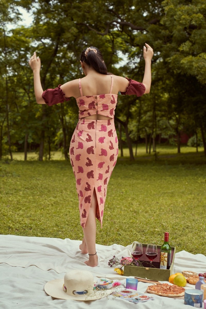 Pensive State Detachable Dress – Womens Dress on Brown Living™. SKU: TCC - LDV - 14486. Img 4.