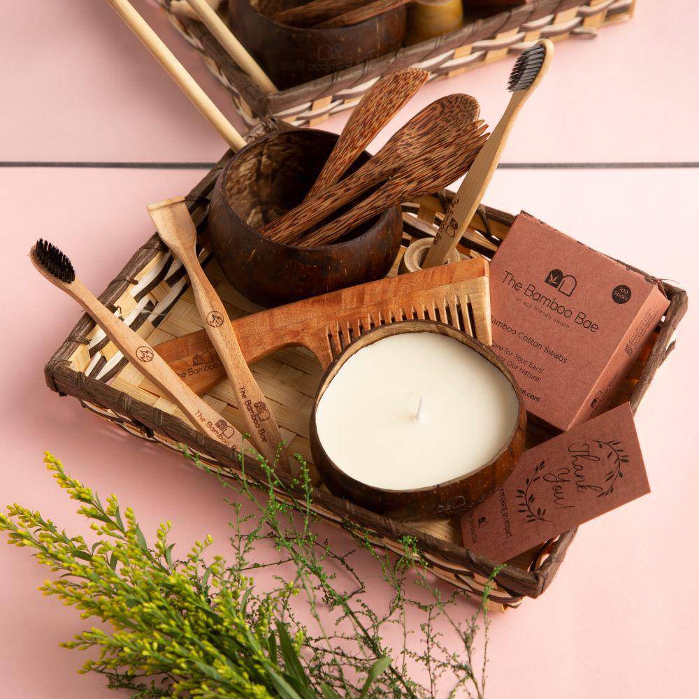 Perfect Essentials Gift Hamper | An Eco - friendly & Plastic - Free Gift Combo – Gift Giving on Brown Living™. SKU: TBB - 56. Img 2.