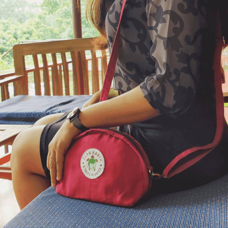 Pika Purse - Red | Verified Sustainable by Brown Living™