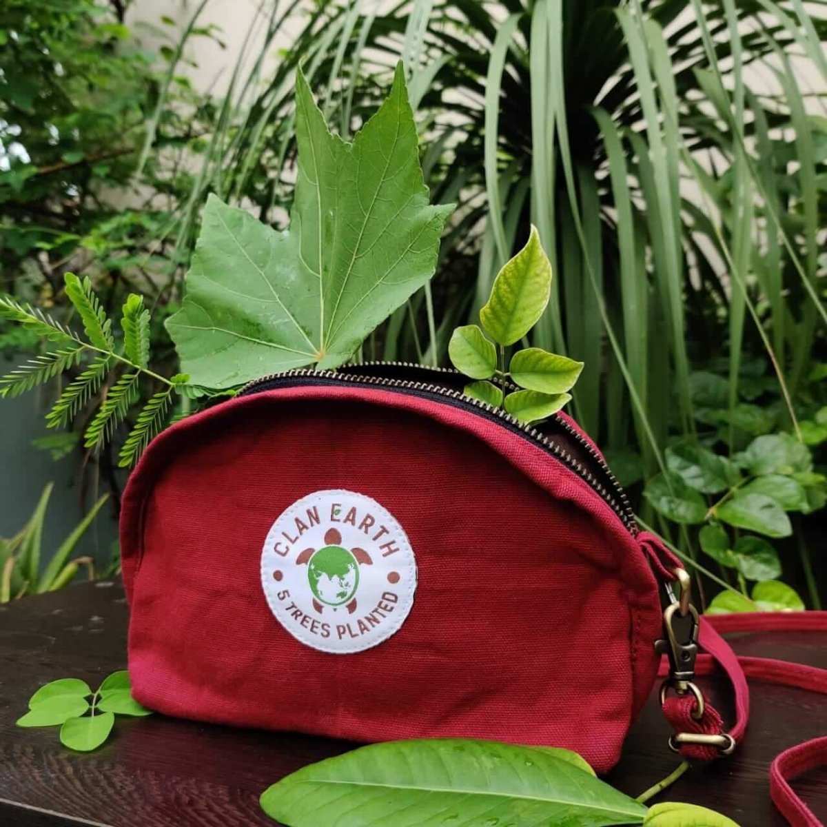 Pika Purse - Red | Verified Sustainable by Brown Living™