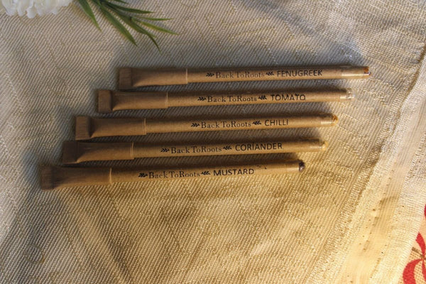 Buy Plantable Seed Pens | Combo | Pack of 5 | Shop Verified Sustainable Pens on Brown Living™
