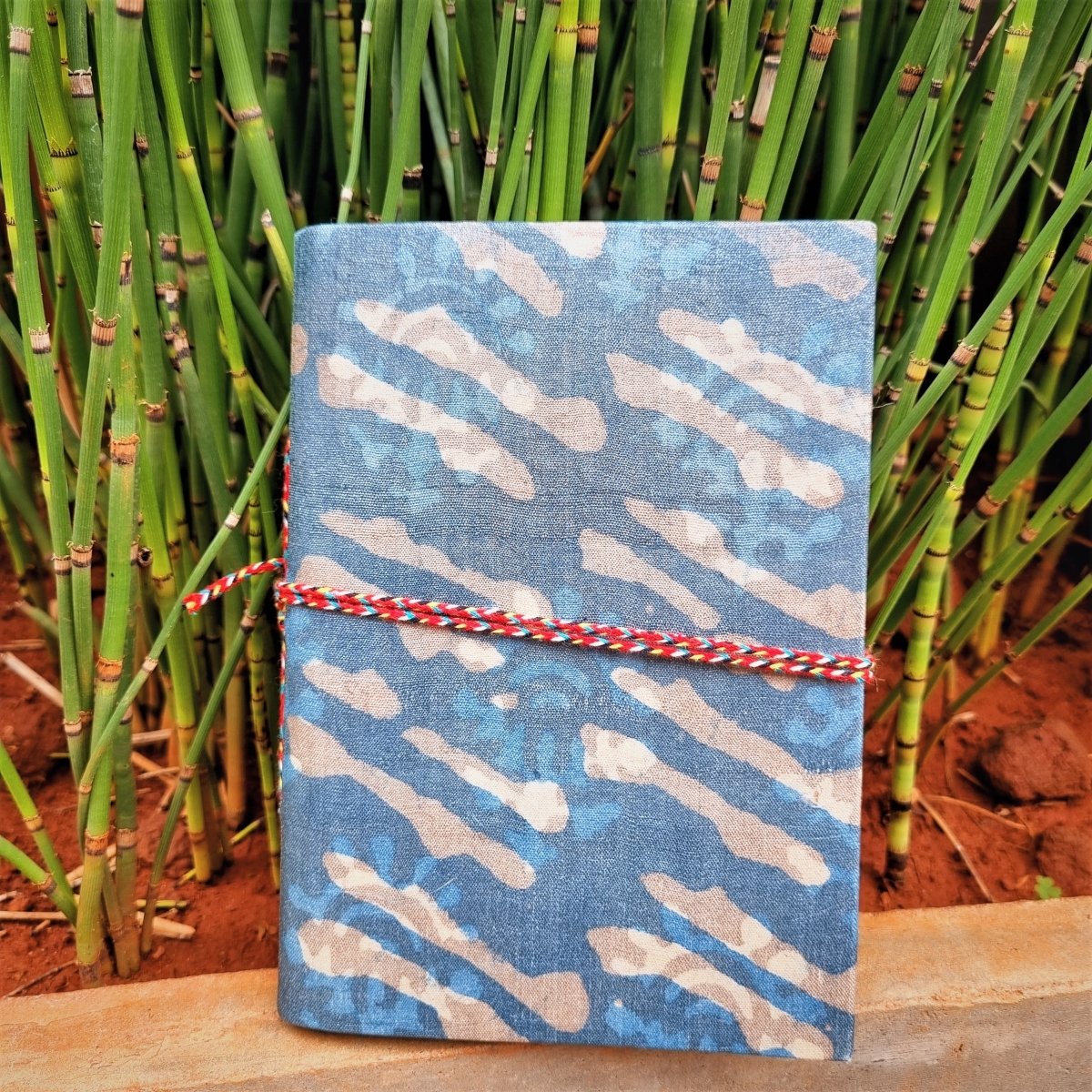 Powder Kiss - Upcycled Handloom Fabric Journal | Verified Sustainable by Brown Living™