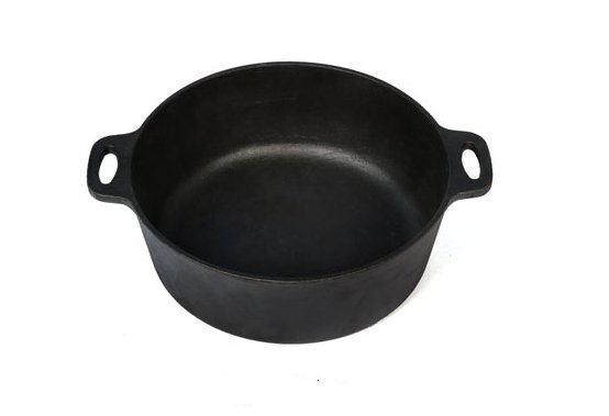 Buy Pre Seasoned Cast Iron Cooking Pot | 2.1 litres, 1.8 kg | Shop Verified Sustainable Cookware on Brown Living™