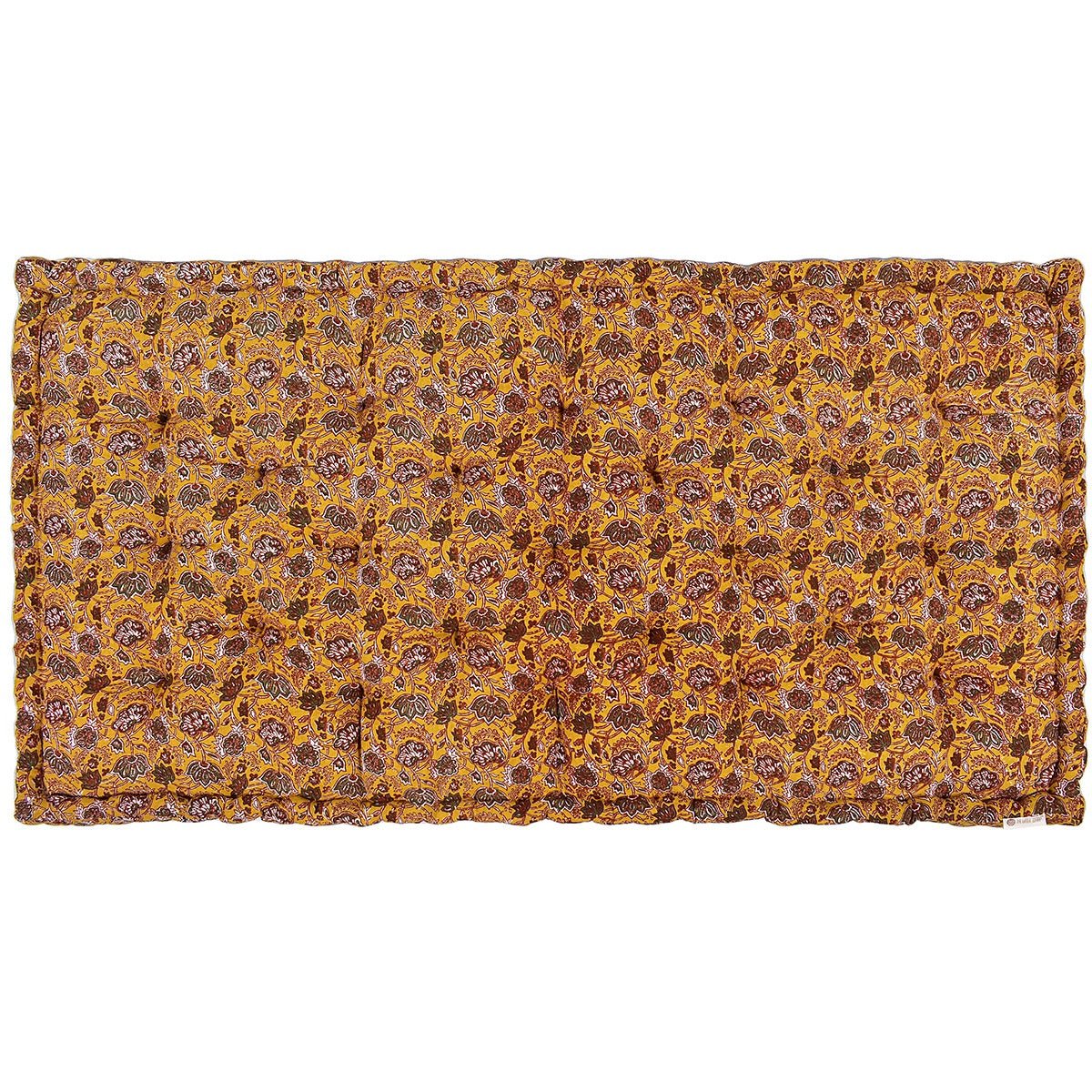 Printed Cotton Mattress (Green) | Verified Sustainable by Brown Living™