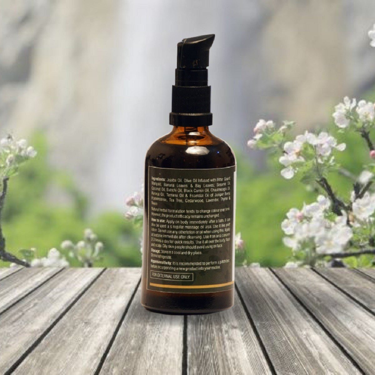 Psoriasis Oil - 100 ml – Body Oil on Brown Living™. SKU: PERE30. Img 2.