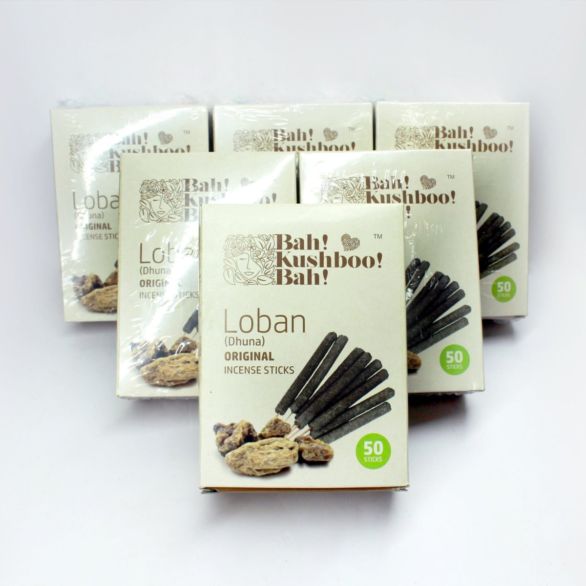 Pure Dhuna (Natural Resin) Incense Stick - 300Pcs (6Xset Of 50) – Pooja Needs on Brown Living™. SKU: PK - INS/DH50X6. Img 1.