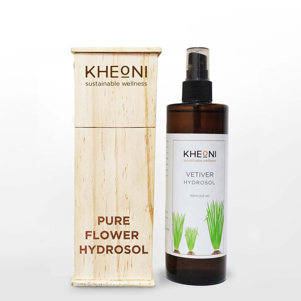 Buy Pure Vetiver Hydrosol- 150ml | Shop Verified Sustainable Face Serum on Brown Living™