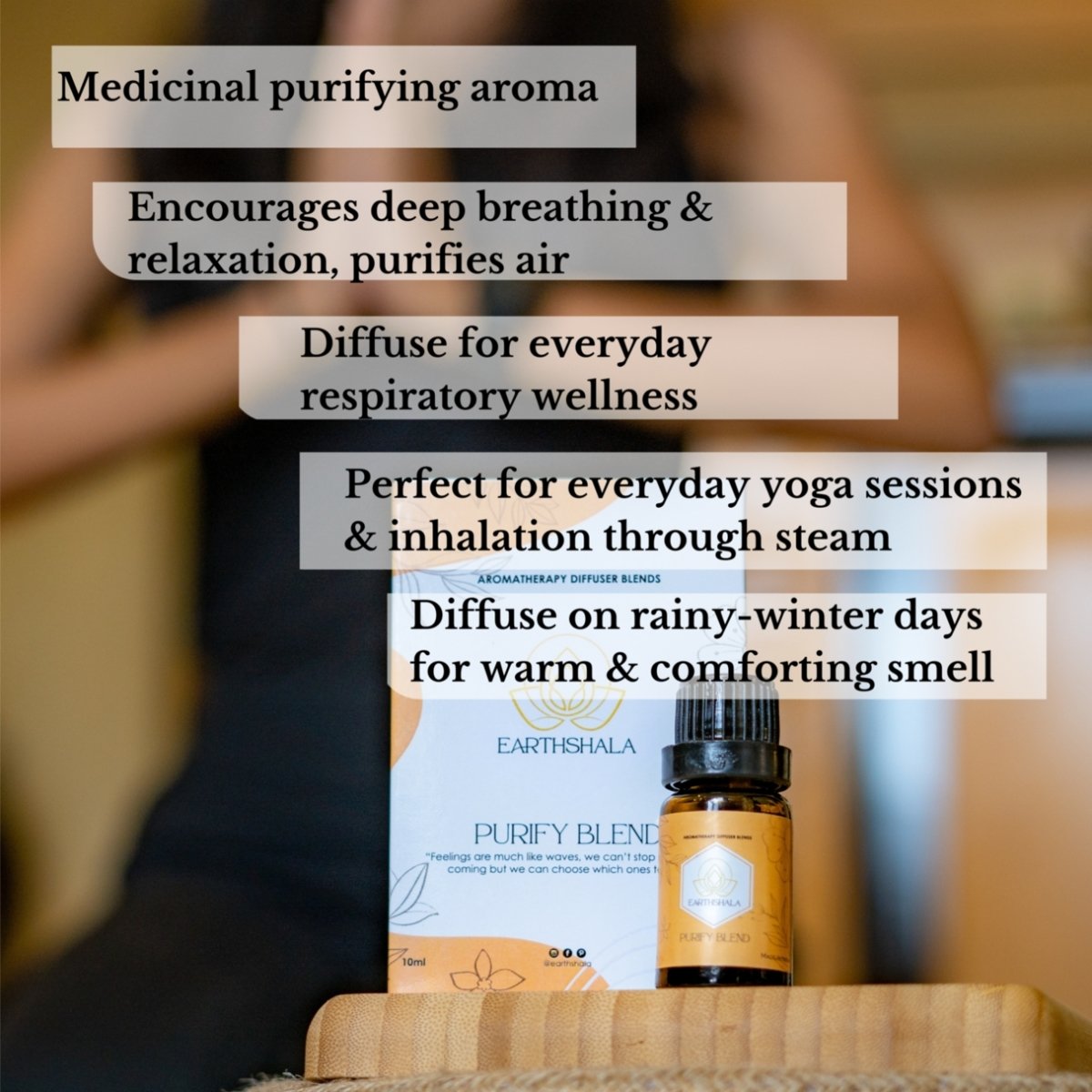 Purify Aromatherapy Diffuser Blend | Verified Sustainable by Brown Living™