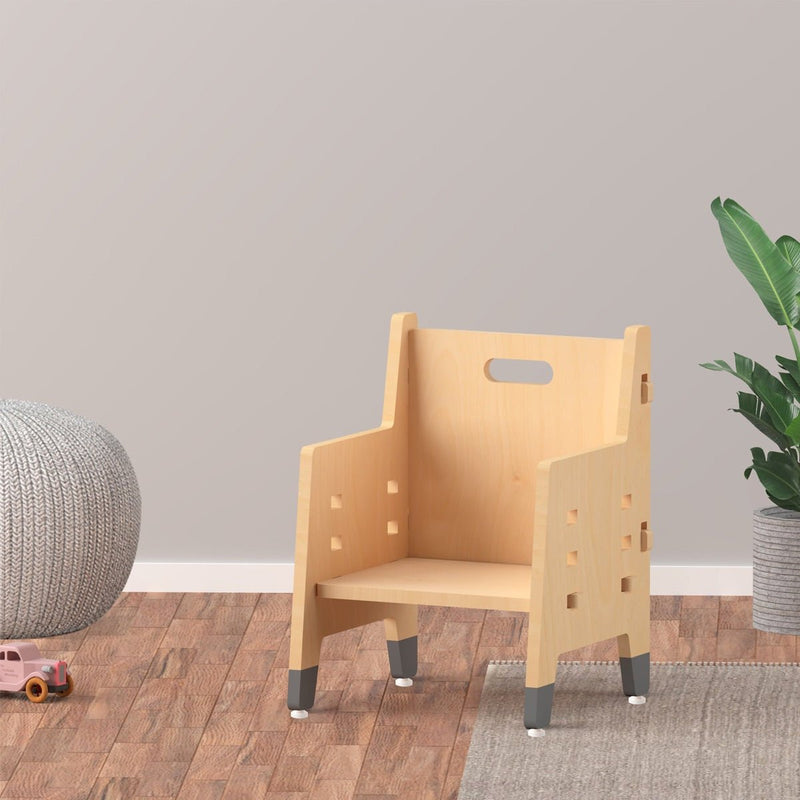 Buy Purple Mango Wooden Weaning Chair | Shop Verified Sustainable Decor & Artefacts on Brown Living™