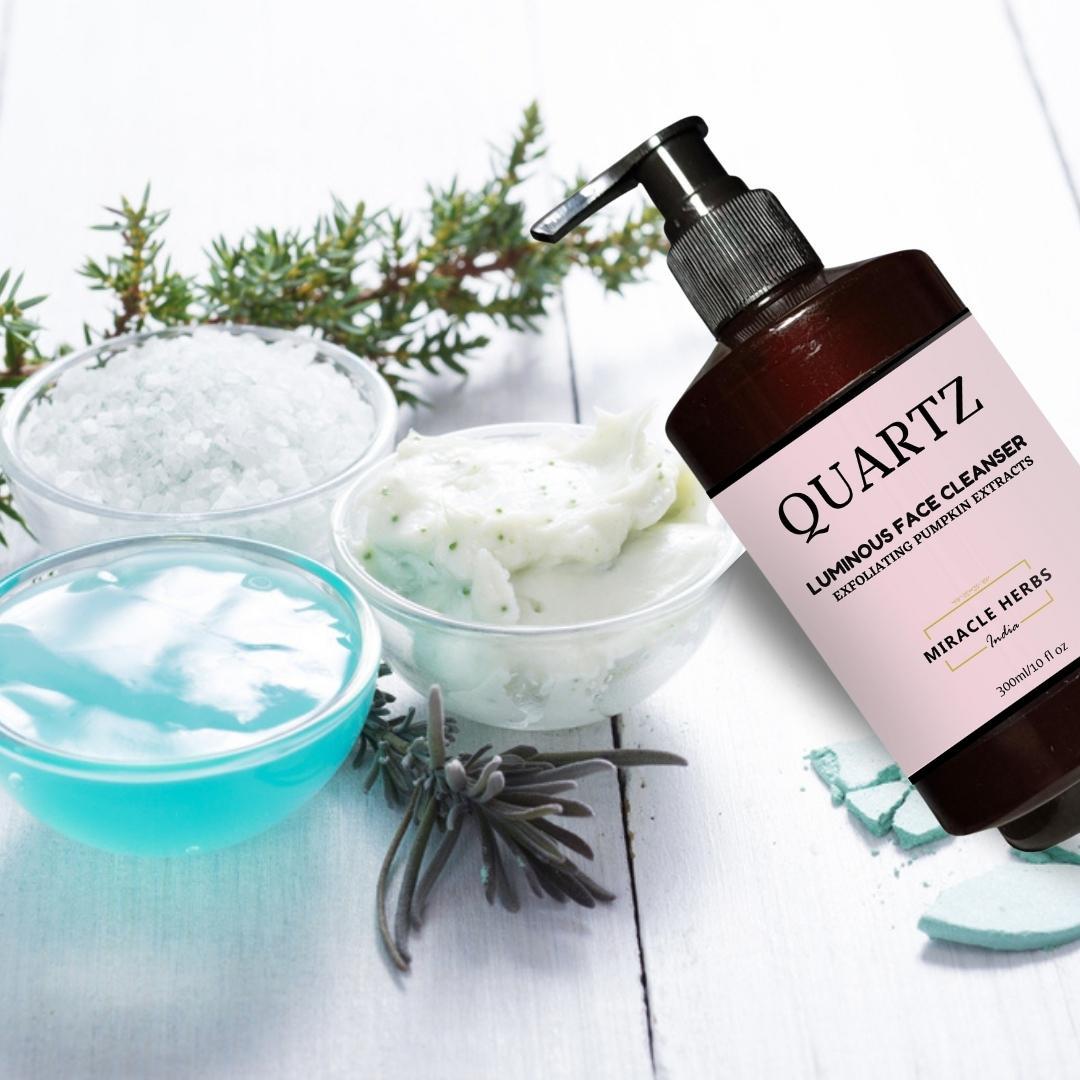 Quartz Luminious face Cleanser | Verified Sustainable by Brown Living™
