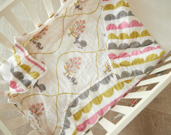Buy Quilt - The Adventures Of Mamma & Me | Shop Verified Sustainable Bed Linens on Brown Living™