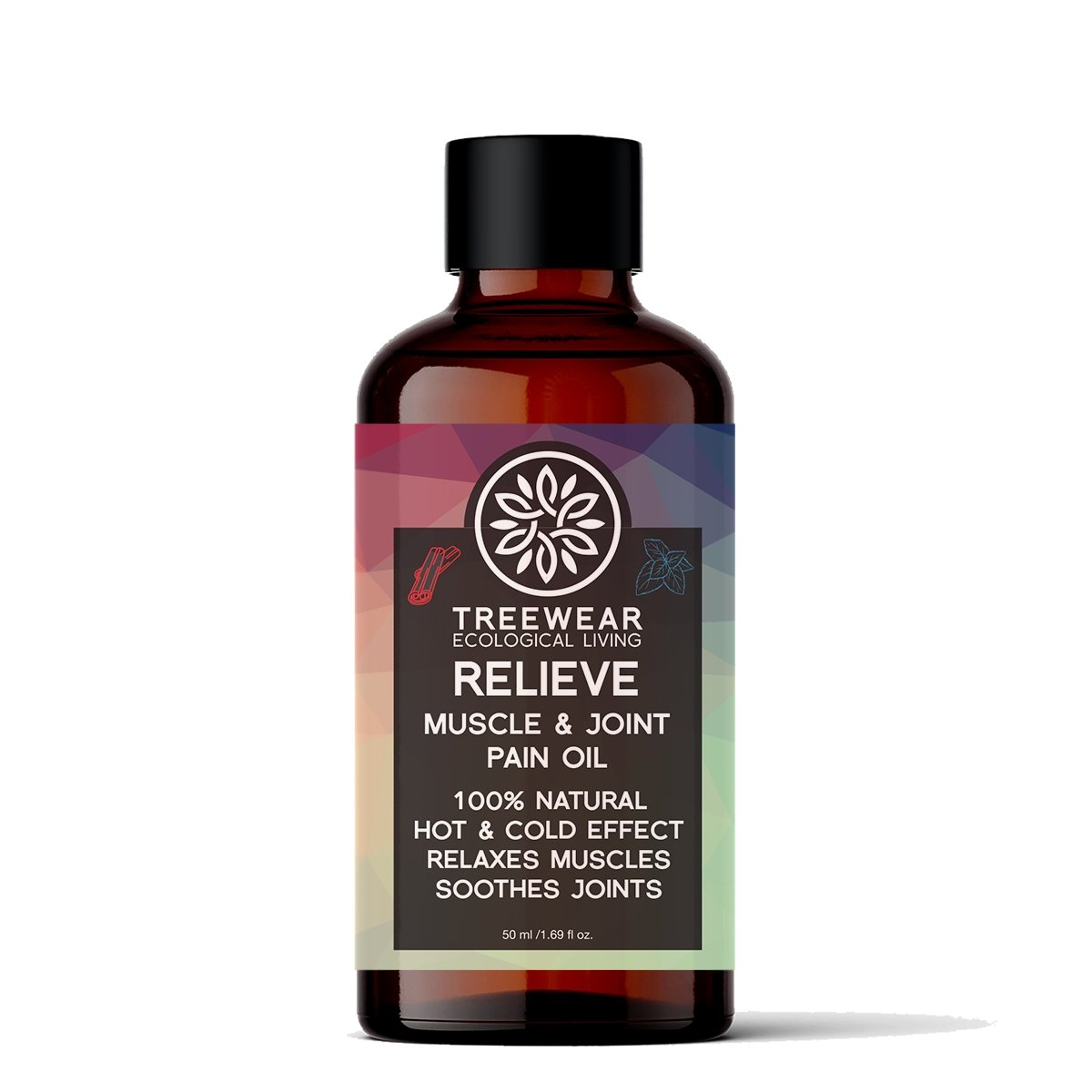 Relieve - Oil for Muscle & Joint Pain (50ml) | Verified Sustainable by Brown Living™