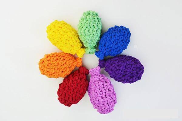 Buy Reusable Crochet Water Balloons (Set Of 6) | Shop Verified Sustainable Learning & Educational Toys on Brown Living™