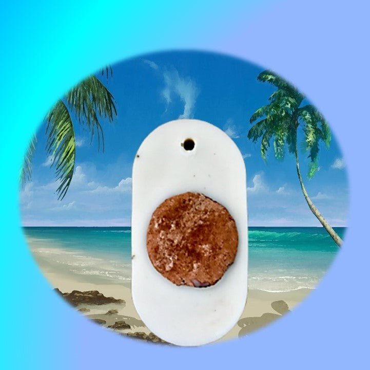 Reusable soy wax Wardrobe air freshener Ocean Breeze Fragrance Pack of 1 Tablet (Oval) | Verified Sustainable by Brown Living™