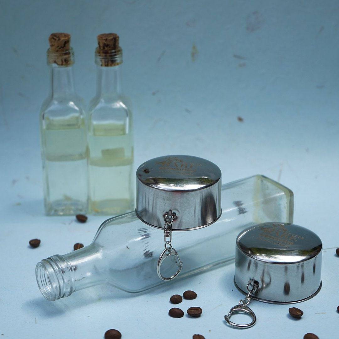 Collapsible Travel Mug | Portable Glass for Drinking Tea, Coffee, Milk, Juice - 150ml – Glasses & Tumblers on Brown Living™. SKU: 044 - 02968 - L0021 - 1. Img 2.