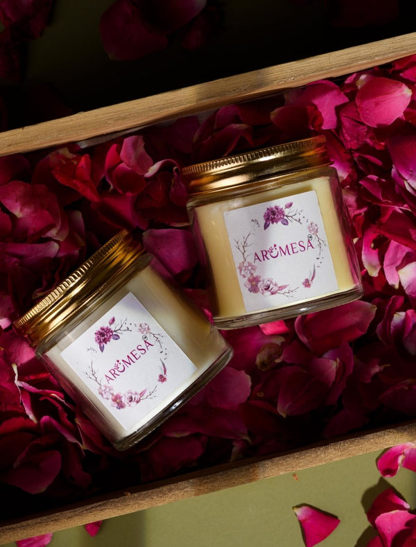 Buy Rose Bloom | Soy Wax Scented Candle | Shop Verified Sustainable Candles & Fragrances on Brown Living™