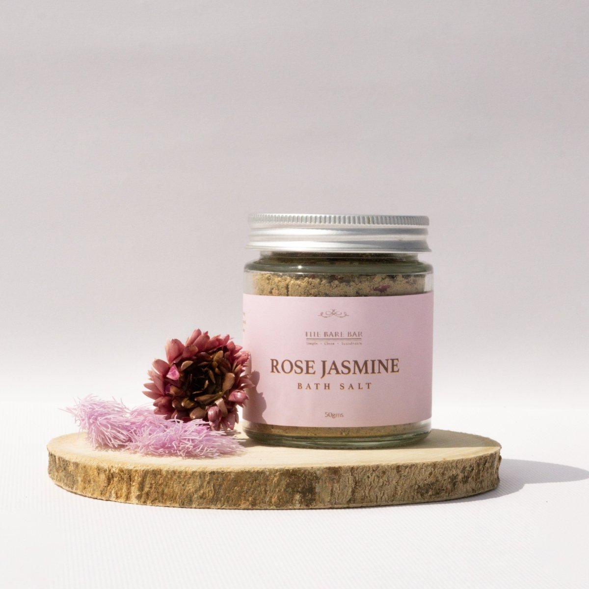 Buy Rose Jasmine Bath Salt Online on Brown Living | Bath Salt
