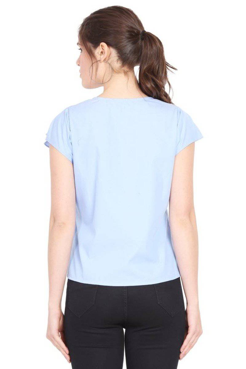 Ruffled Work Top | Verified Sustainable by Brown Living™