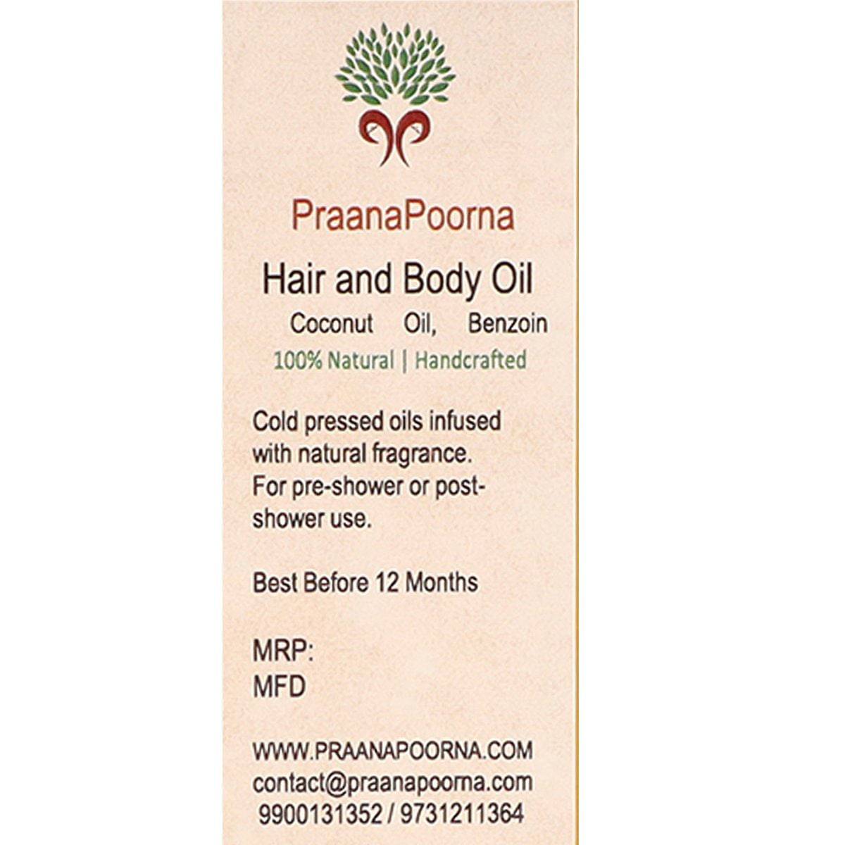 Sambrani Resin Infused Coconut Oil 100ml – Body Oil on Brown Living™. SKU: 133 - 08242 - praanapoorna - SKUB8. Img 4.