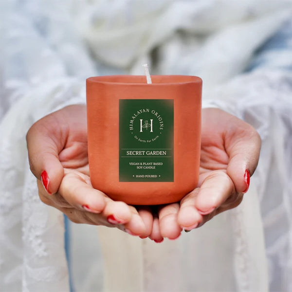 Buy Secret Garden Soy Wax Scented Candle | Shop Verified Sustainable Candles & Fragrances on Brown Living™