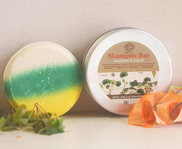 Buy Shampoo Bar | Gotu Kola, Fenugreek | For Dry, Colored & Damaged Hair | Shop Verified Sustainable Hair Shampoo Bar on Brown Living™
