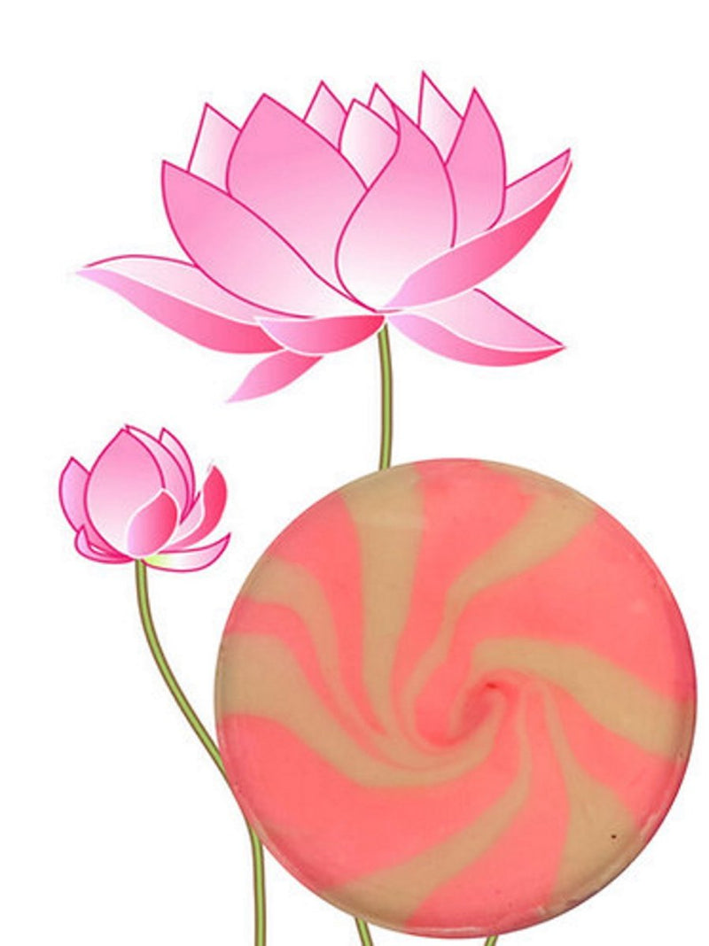 Buy Shampoo Bar – Pink Lotus | Long hairs | Shop Verified Sustainable Hair Shampoo on Brown Living™
