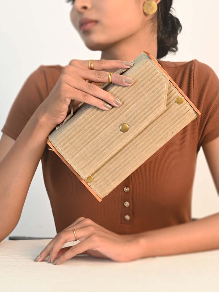 Silica Dream Box Clutch | Verified Sustainable by Brown Living™