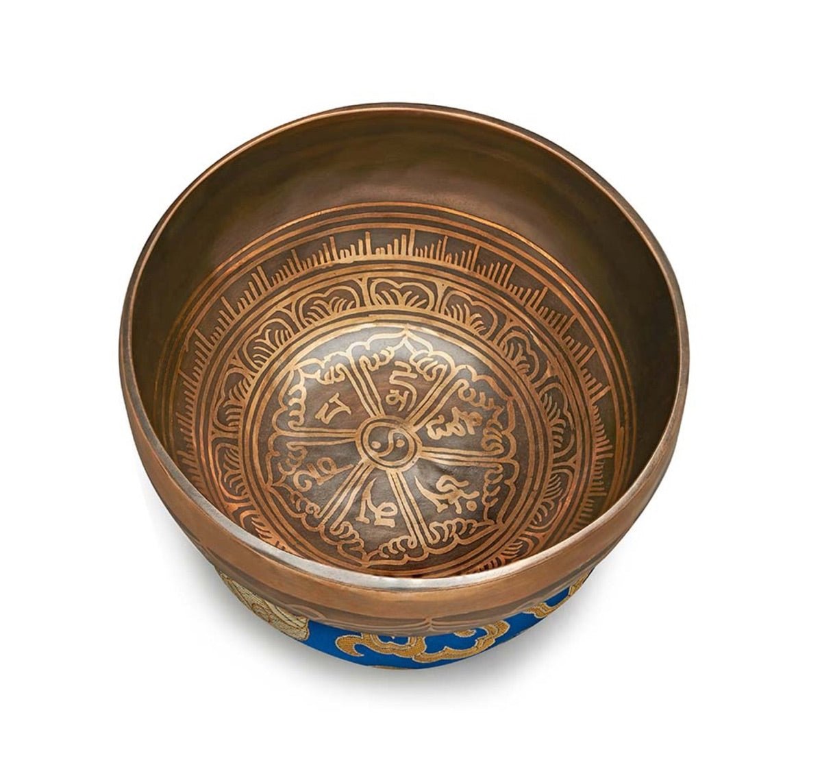 Singing Bowl Handmade Mantra - 6" | Verified Sustainable by Brown Living™