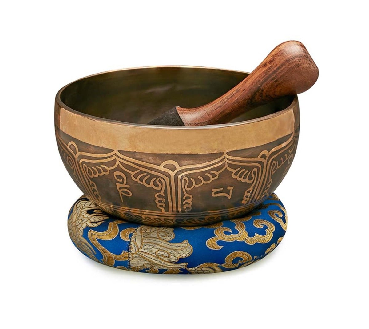 Singing Bowl Handmade Mantra - 6" | Verified Sustainable by Brown Living™
