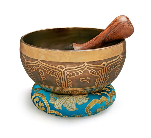 Buy Singing Bowl Handmade Vajra- 7" | Shop Verified Sustainable Musical Instruments on Brown Living™