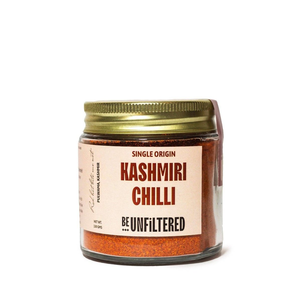 Single Origin Kashmiri Chilli Powder ( Pack of 2) – Seasonings & Spices by Be Unfiltered available on Brown Living™. . SKU: 292 - 15856 - SKUBUKC02. Img 1.