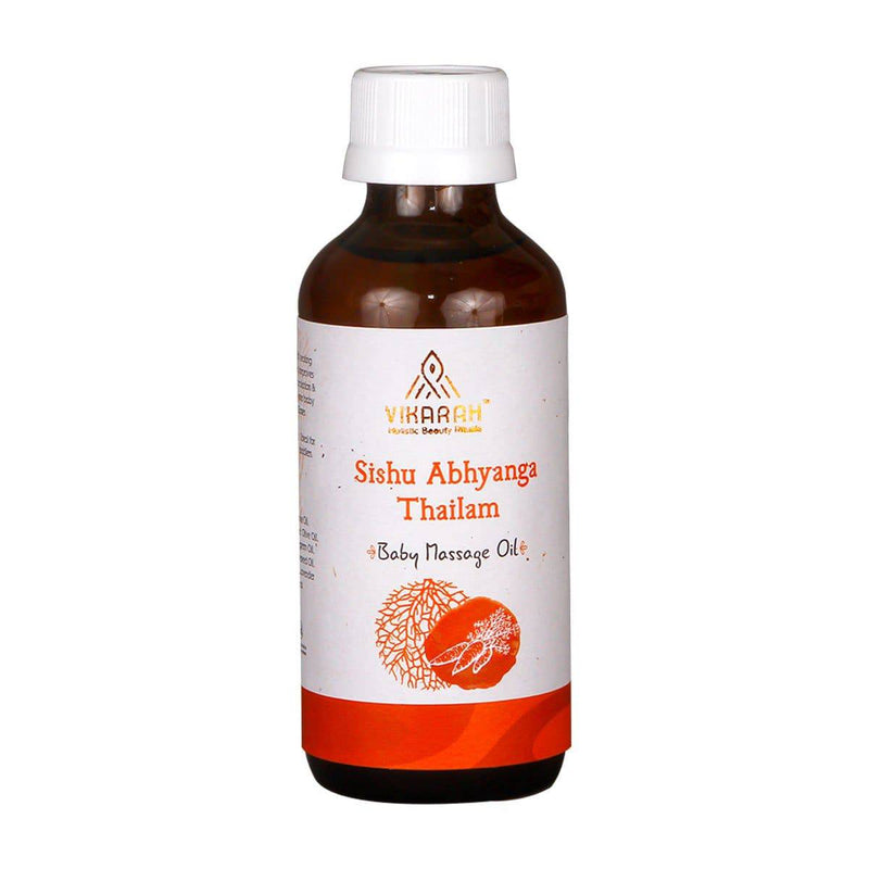 Buy Sishu Abhyanga Thailam - Baby Massage Oil - 100ml | Shop Verified Sustainable Body Oil on Brown Living™