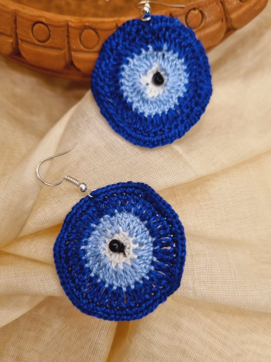 Skyy Crochet Earrings | Handwoven earrings | Verified Sustainable by Brown Living™