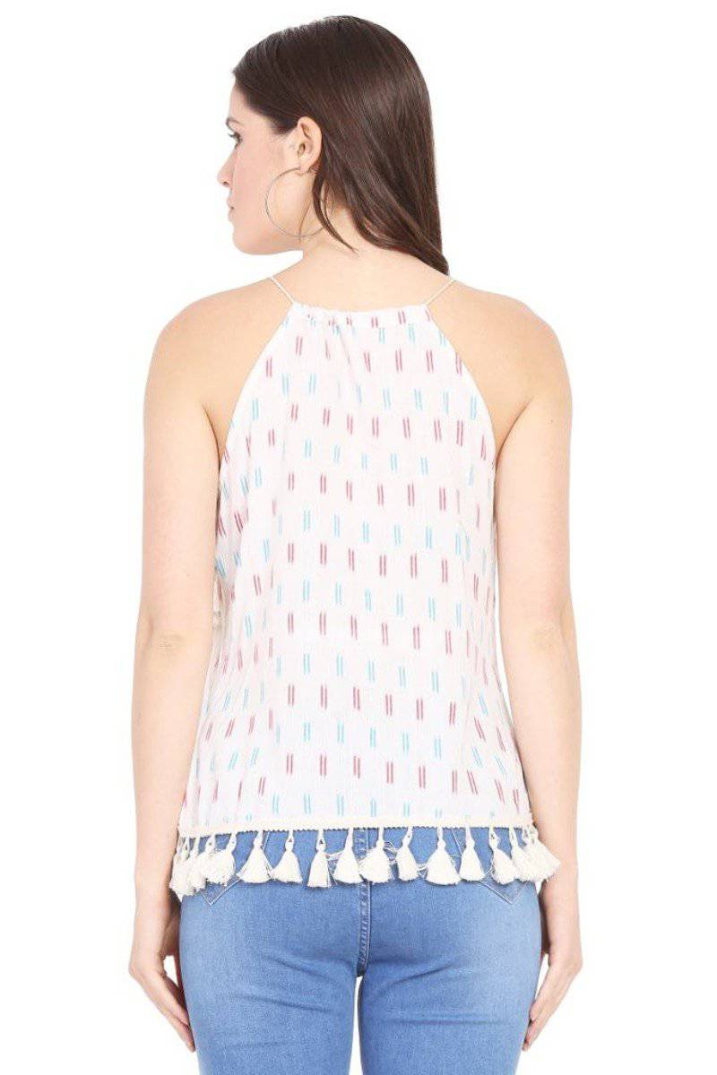 Slip Top with Tassel Details | Verified Sustainable by Brown Living™