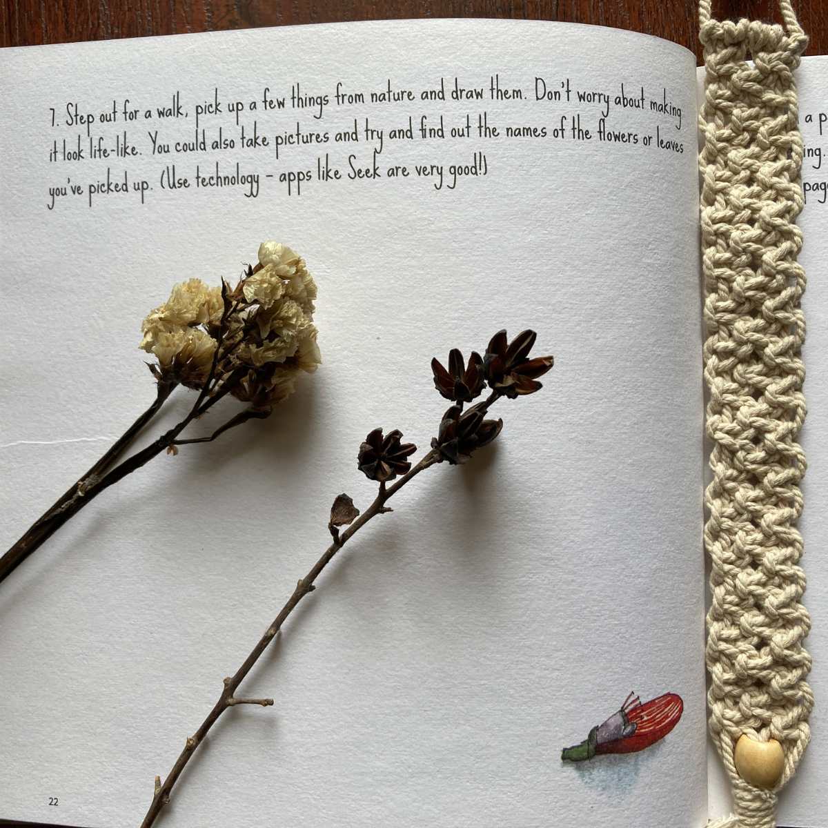 Slowing Down Art Journal made from textile waste | For mindfulness – Notebooks & Notepads on Brown Living™. SKU: BL - 34. Img 5.