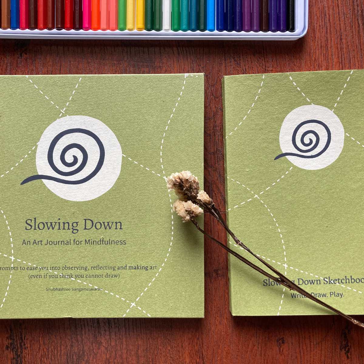 Slowing Down Sketchbook in A5 size | 96 Pages – Notebooks & Notepads on Brown Living™. SKU: BL - 35. Img 4.