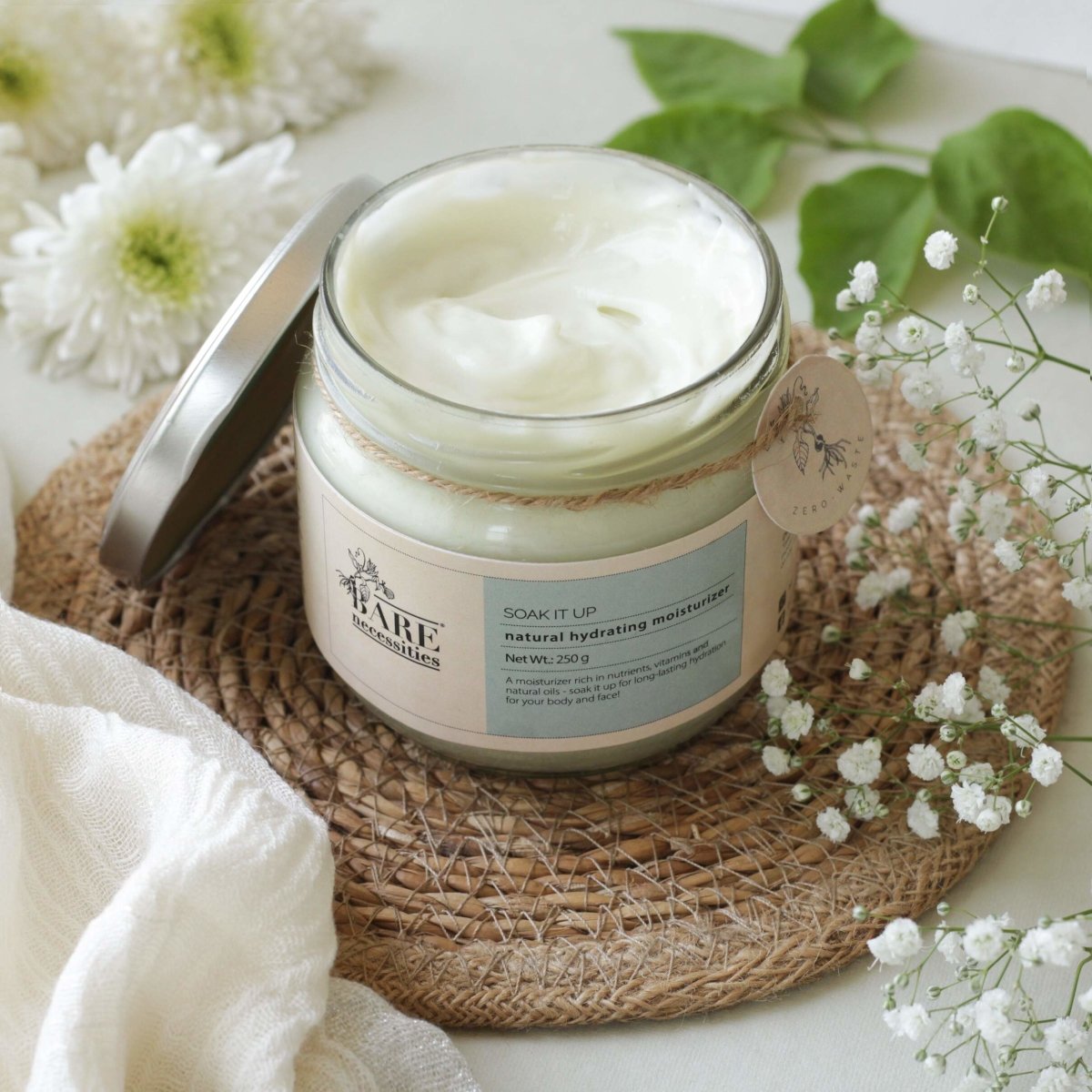 Soak It Up Hydrating Moisturiser | Lightweight Body Lotion - 250g – Body Lotion on Brown Living™. SKU: 044 - 17051 - PC038. Img 1.