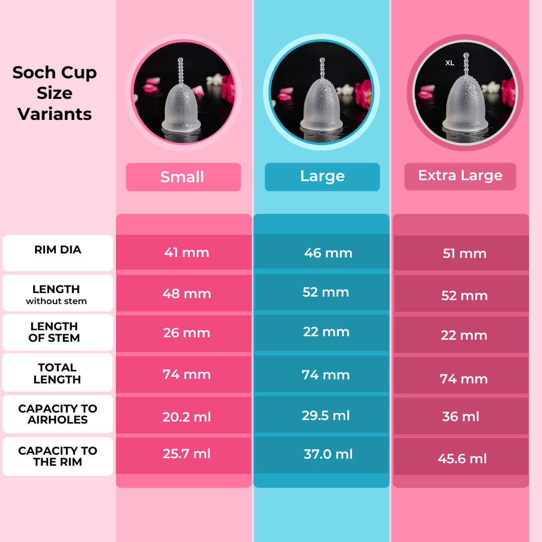 Reusable Silicone Menstrual Cup Women | FDA Approved | Verified Sustainable by Brown Living™