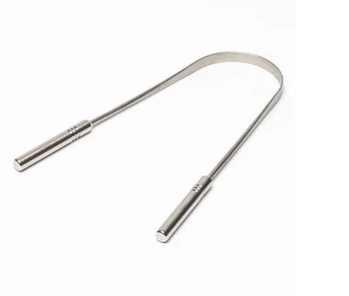 Stainless Steel Tongue Cleaner – Oral Care on Brown Living™. SKU: TET07. Img 3.