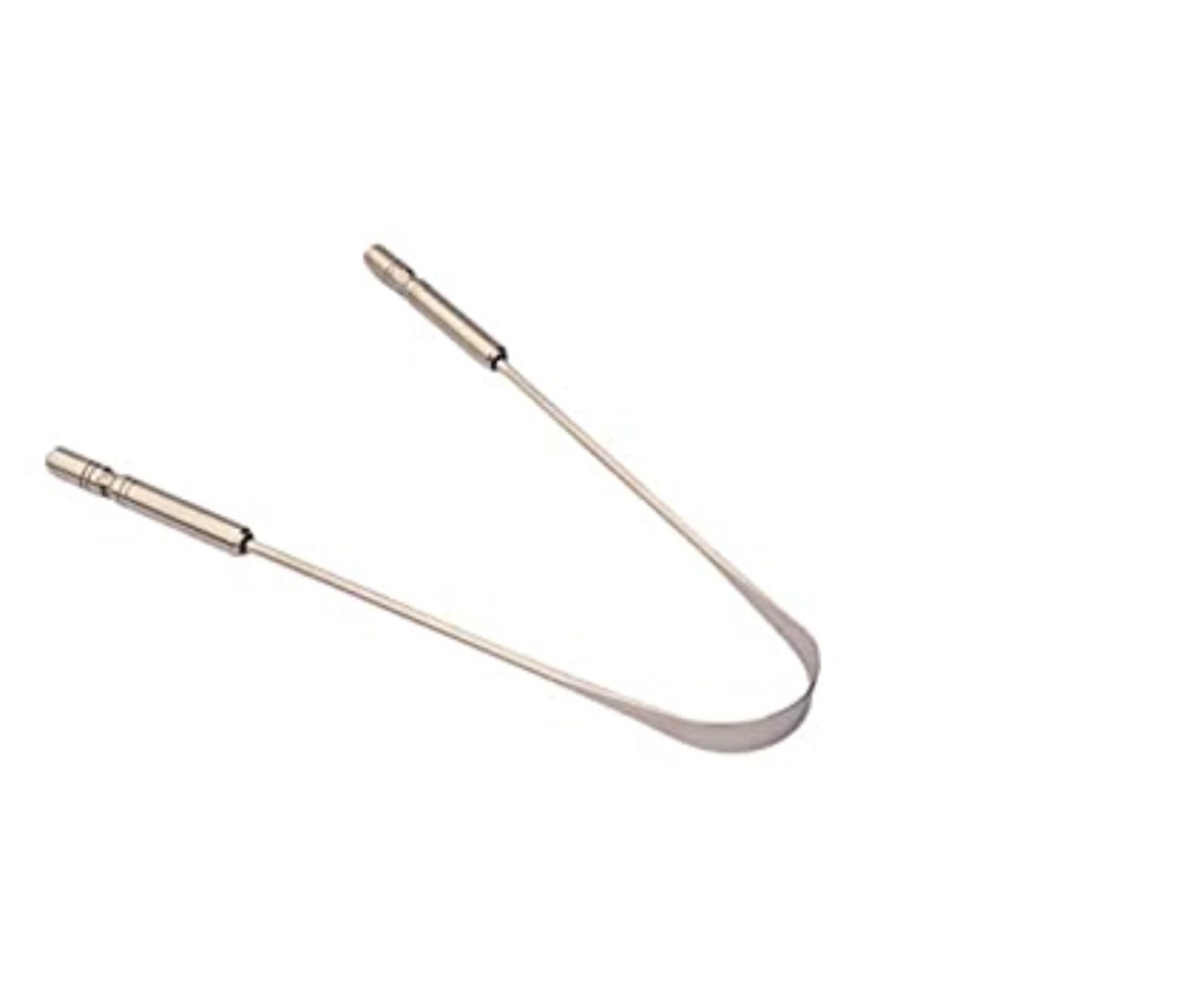 Stainless Steel Tongue Cleaner – Oral Care on Brown Living™. SKU: TET07. Img 4.