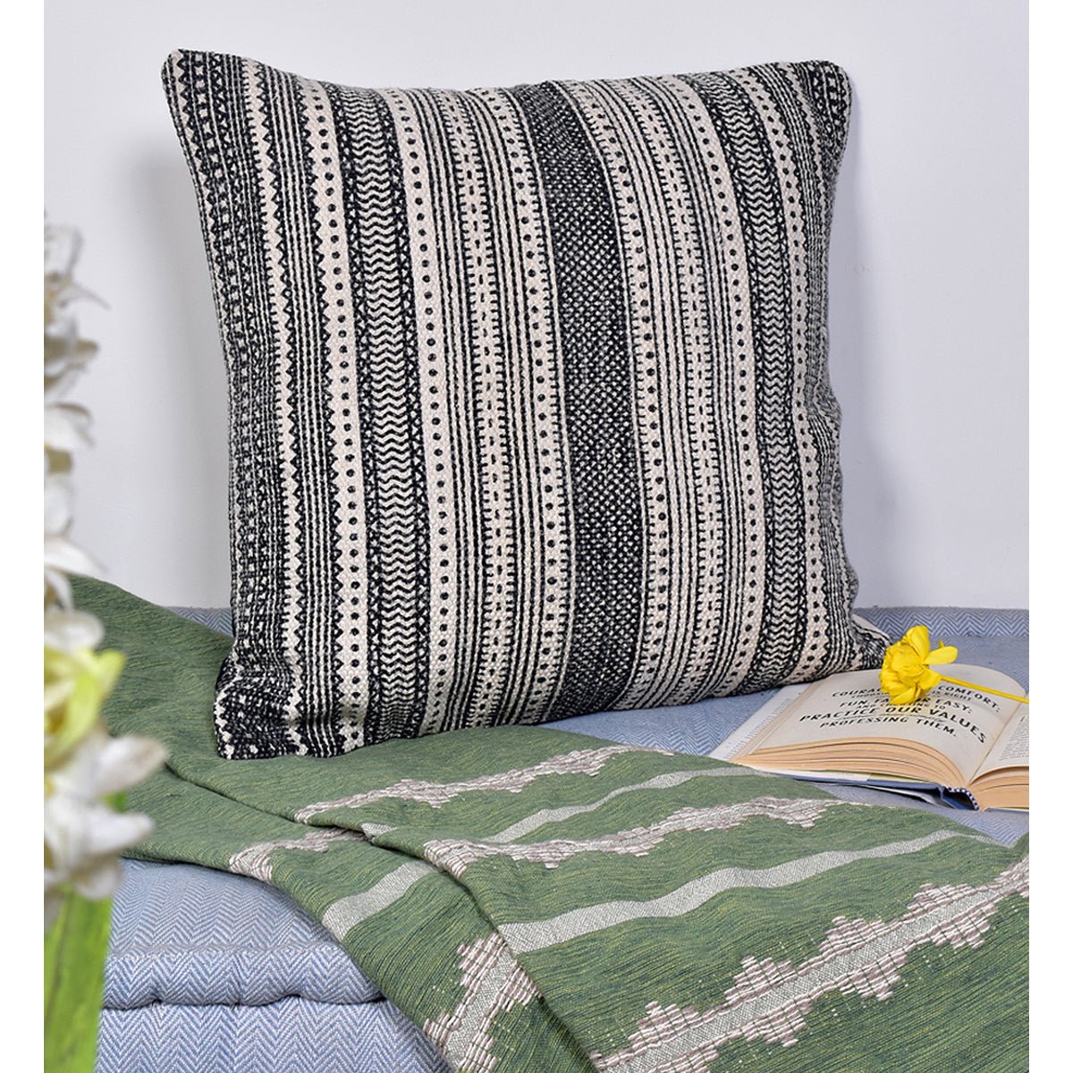 Stonewashed Cushion Cover | Verified Sustainable by Brown Living™