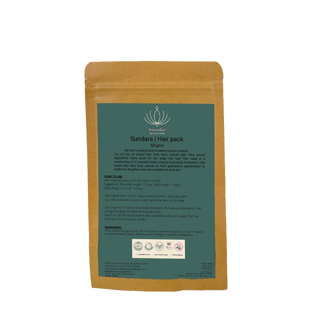 Sundara | Hair Pack | Verified Sustainable by Brown Living™