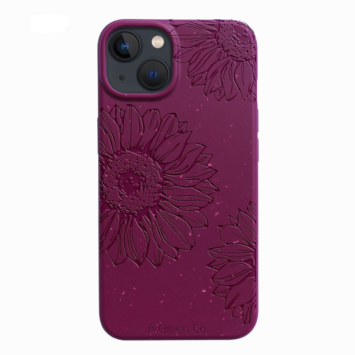 Sunflowers Biodegradable Eco - Friendly Phone Case / Mobile Cover – Tech Accessories on Brown Living™. SKU: SNFLWR - 13 - 009. Img 10.