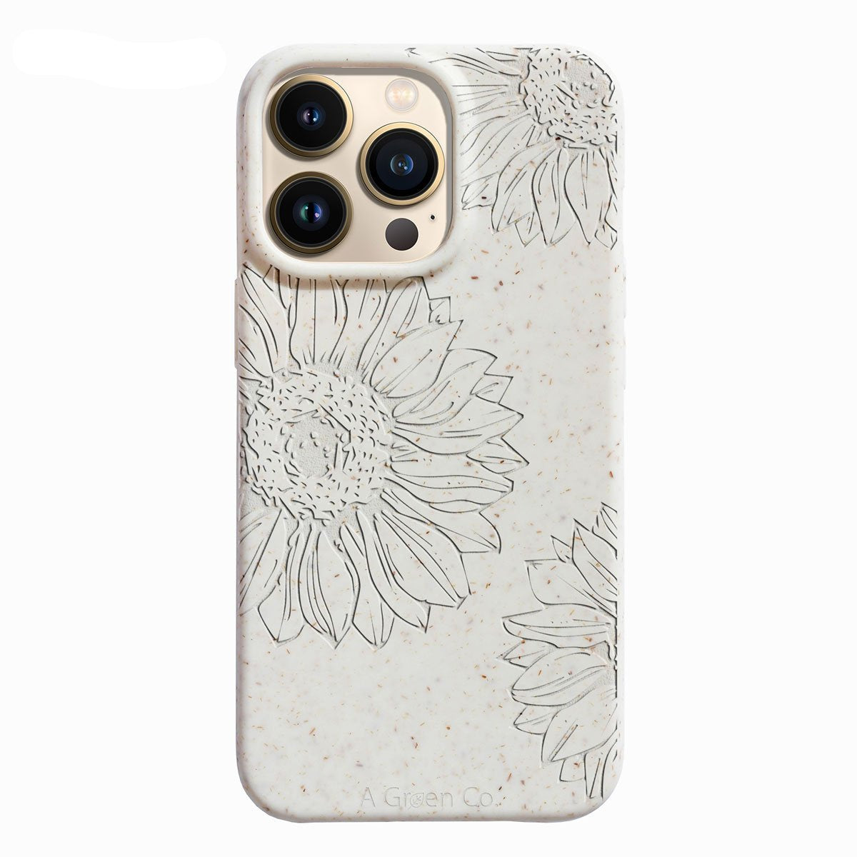 Sunflowers Biodegradable Eco - Friendly Phone Case / Mobile Cover – Tech Accessories on Brown Living™. SKU: SNFLWR - 13Pro - 005. Img 11.