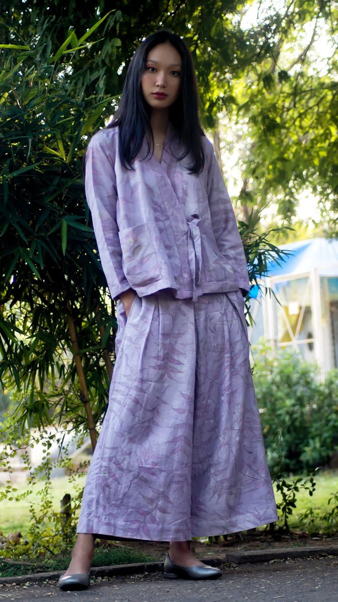 Sustainable Natural Dye Co - ord Set – Womens Co - Ord Sets on Brown Living™. SKU: pH119_24BL8417. Img 11.